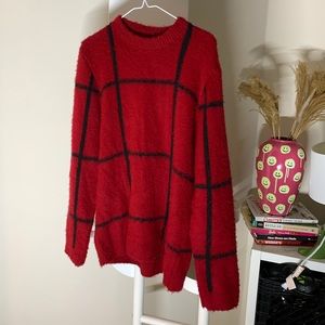 Red Knit Sweater, Topman